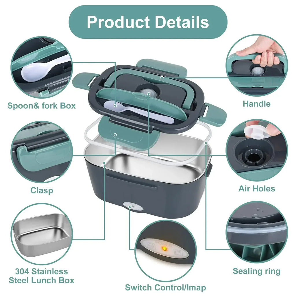 Portable Electric Lunch Box – Heat Fresh Meals Anywhere
