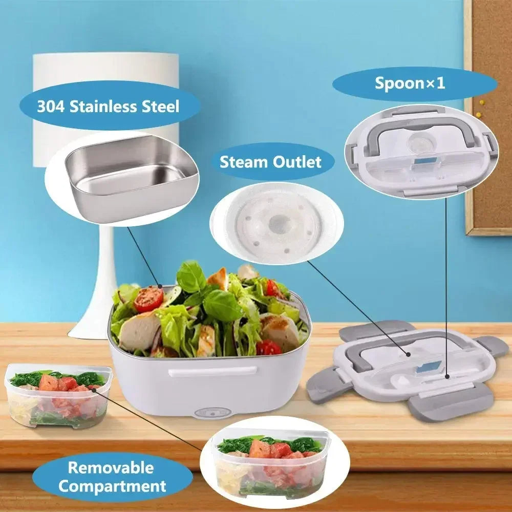 Portable Electric Lunch Box – Heat Fresh Meals Anywhere