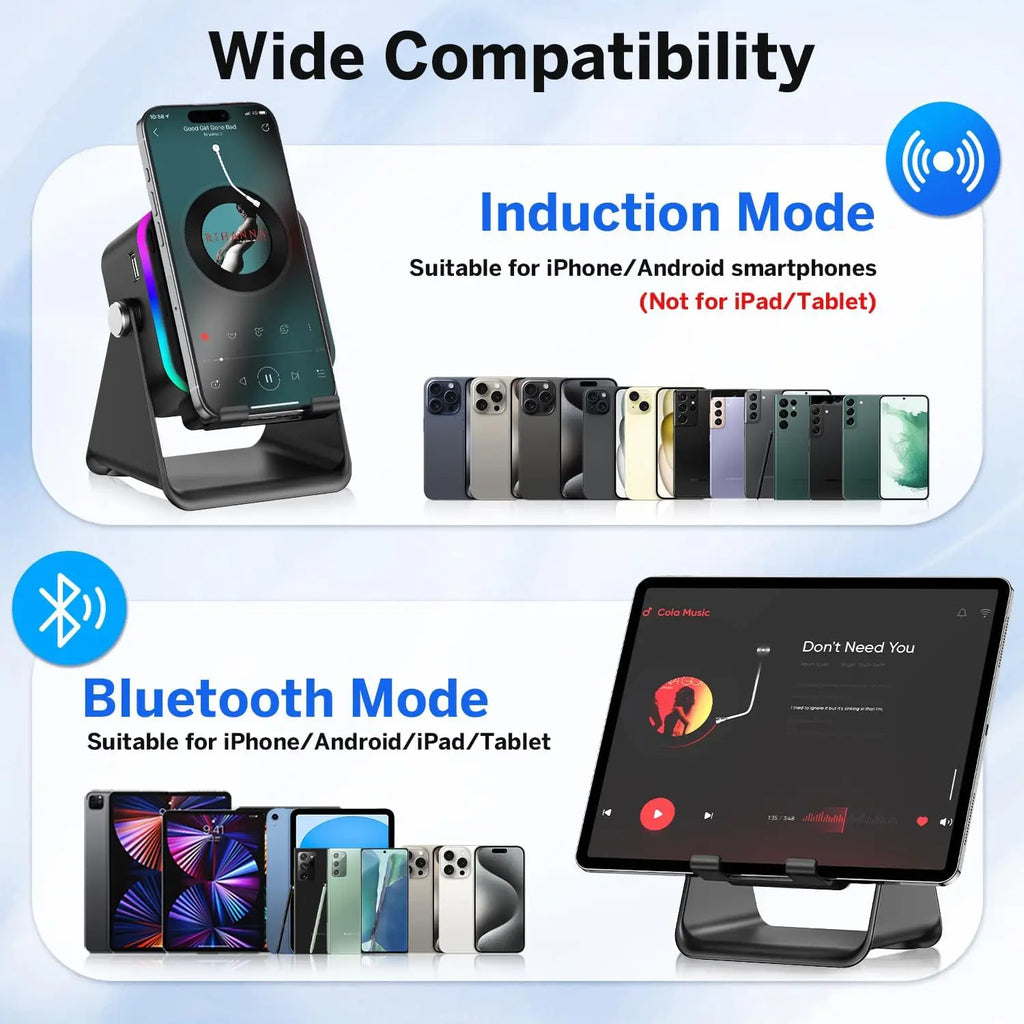 5-in-1 Wireless Induction Speaker Bluetooth